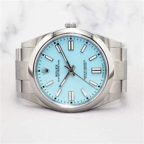 rolex oyster 41mm tiffany|tiffany blue Rolex Oyster perpetual.